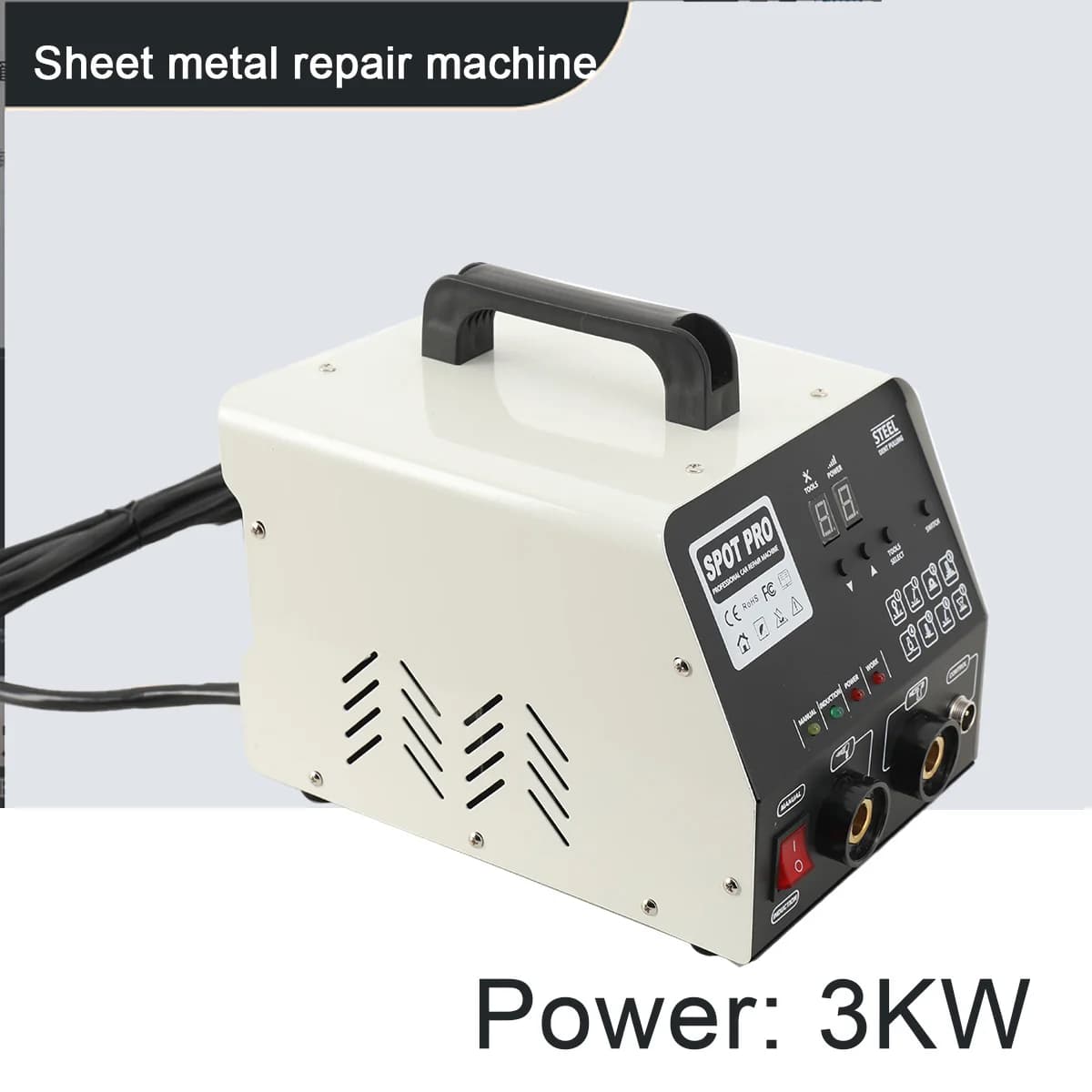 Sheet Metal Repair Machine 3800A Dent Puller Machine Spot Welder Auto Car Body Dent Puller Repair Kit 110V