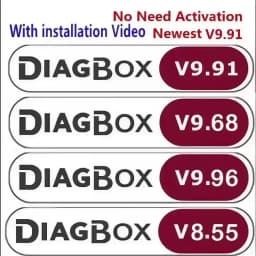 🔥2025 Newest Diagbox V9.96 Car Diagnostic Tool ⭐ALL in 1 for Citroen/Peugeot🚗 9 Language✅Free Update✅OBD2 Scanner ECU Coding