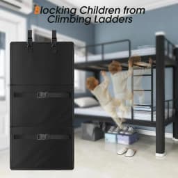 Bunk Bed Ladder Cover Playground Ladder Cover Lock To Prevent Drowning Foldable Child Safety Accessories For Attic Stairs