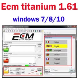 2025 NEW ECM TITANIUM 1.61 With 26000 + Driver ECM 18259+ Drivers for ECU Tool Send Link or CD or USB Windows 7/8/10