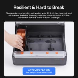 ANYCUBIC Dual-Color Silk Filament Silk Texture FDM 3D Printer PLA Filament Shine Bright Multicolor Silk 3D Printing Material