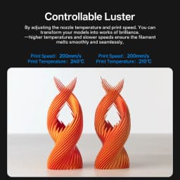 ANYCUBIC Dual-Color Silk Filament Silk Texture FDM 3D Printer PLA Filament Shine Bright Multicolor Silk 3D Printing Material