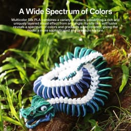 ANYCUBIC Dual-Color Silk Filament Silk Texture FDM 3D Printer PLA Filament Shine Bright Multicolor Silk 3D Printing Material