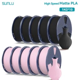 SUNLU 10KG(PLA Classic)High Speed Matte PLA Filament 1.75mm 1kg Spool (2.2lbs) High Speed Printing Filament Fit Most FDM Printer