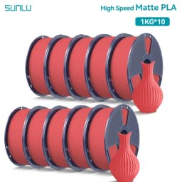 SUNLU 10KG(PLA Classic)High Speed Matte PLA Filament 1.75mm 1kg Spool (2.2lbs) High Speed Printing Filament Fit Most FDM Printer