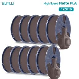 SUNLU 10KG(PLA Classic)High Speed Matte PLA Filament 1.75mm 1kg Spool (2.2lbs) High Speed Printing Filament Fit Most FDM Printer