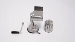 Rotary Grater W/5 Blades Stainless Steel Manual Grinder Vegetable Slicer Peanut Nuts Grinder Cheese Vegetable Shredder