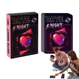 Couples Card Game Deep Conversation Couple Questions Card Games 50-Sheet Romantic Relationship Deck Activity For Travel Road