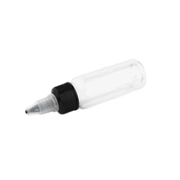 OPHIR 10PCS Plastic Bottle, 30ML 60ML 120ML 250ML Airbrush Ink Bottles Container Clear Spare Paint Ink Bottle KD001-10x
