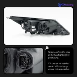 AKD Head Lamp for Kia Sportage LED Headlight 2011-2014 Headlights Sportage DRL Turn Signal High Beam Angel Eye Projector