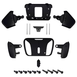 eXtremeRate Replacement Redesigned K1 K2 K3 K4 Back Buttons Housing Shell for ps5 Controller, RISE4 Remap Kit - 19 colors
