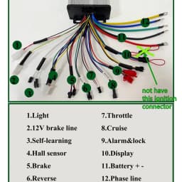 US Stock NBpower 135mm 72V 3000W Ebike Motor Wheel Kit Electric Bicycle Conversion Kit with UKC1/UKC1+ Display Dual Mode 90kph