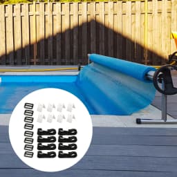 Pool Cover Tightening Straps Pool Ruler Solar Cover Reel Attachment Kit For Home For Gym Easy To Assemble Solar Blanket Cover