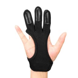 Glove Leather Fingertip Non-Slip Breathable 3 Finger Gloves Hunting Finger Protector Guard For Hunting Accesory