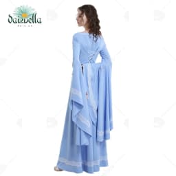 DAIZBELLA Medieval Costume Renaissance Costume Handmade Historical Retro Dress Gown for Role Play Party LARP Halloween