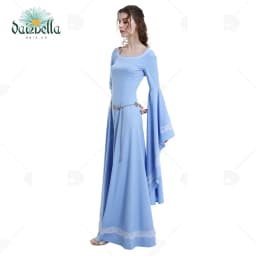 DAIZBELLA Medieval Costume Renaissance Costume Handmade Historical Retro Dress Gown for Role Play Party LARP Halloween