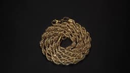 JINAO 2021 European and American style 5mm High Quality Rope Necklace Gold Color and Silver Color Chain String Necklace For Men