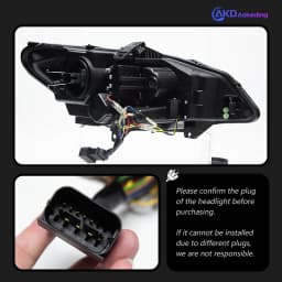 AKD Head Lamp for BMW Z4 E89 LED Headlight 2009-2016 Headlights E89 DRL Turn Signal High Beam Angel Eye Projector Lens