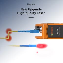 KFL-11M Mini Visual Fault Locator Testing Distance is up to 30km With Back Clip Design, LED