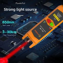 KFL-11M Mini Visual Fault Locator Testing Distance is up to 30km With Back Clip Design, LED