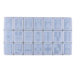 DIY Mahjong Silicone Mold Handmade Mahjong Making Supplies Crystal Glue Mold Mahjong Game Pieces Tiles Resin Cake Silicone Molds