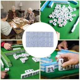 DIY Mahjong Silicone Mold Handmade Mahjong Making Supplies Crystal Glue Mold Mahjong Game Pieces Tiles Resin Cake Silicone Molds