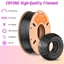 Eryone TPU Filament 1.75mm 1 Spool 0.5kg New Arrival TPU Filament for 3D Printer 3 Roll/5 Roll/11 Roll