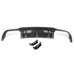 W204 AMG Rear Bumper Diffuser Lip for Mercedes Benz C Class W204 C204 Carbon Look C63 Coupe Rear Splitters Guard