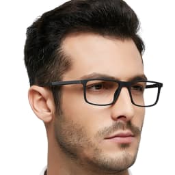 Prescription Glasses Men Blue Anti Light Glasses TR90 Black Computer Eyeglasses Frames For Men Myopia Fake Glasses Frame oculos