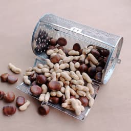 Stainless Steel Rotisserie Basket Chili Roaster Drum Oven Basket Rotisserie Grill Cage Baking Rotary Cage For Peanut Dried Nut