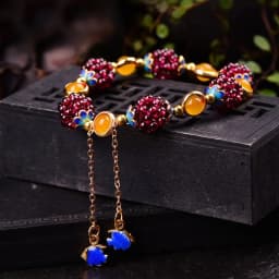 Natural Amazonite Clear Shining Cystal Adjustable Beaded Strand Bracelets for Women Girls Party Fashion Jewelry