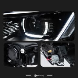 Auto Parts Headlights For Passat B8 EU 2016-2019 upgrade Double U Type LED Daytime Lights Dual Projector Car Accesorios Modified