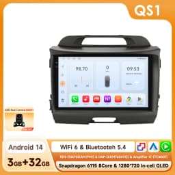 Hizpo Android 14 Car Radio GPS For KIA Sportage 3 2010 2011-2016 Multimedia Video Player 2din Navigation AUTO Stereo Head Unit