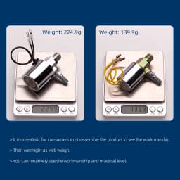 ALLREY Air Horn Solenoid Valve 12V/24V Electric Air Valve Plated Chrome Plated Metal Housing For Train Air Horn Car Accessory