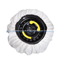 16inch PVC Leather Car White Wheel Tire Cover For Jeep Liberty Wrangler 29" 30" 31" Summer Winter Protector Tire Storage Bag
