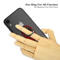 Nothing Phone 1 Case, with Ring Holder Crystal Clear Anti-Yellow Ultra-Thin Slim Fit Soft Silicone Magnetic Car Mount Phone Case