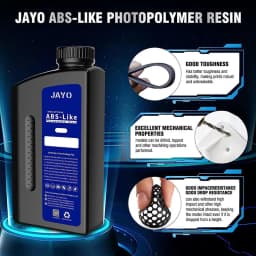 JAYO UV Resin ABS Like/Standard/Plant based/Nylon Like/Water-Wash 1KG 405nm Liquid Rapid UV Curing For LCD 3D Printing Material