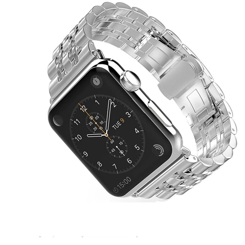 Strap For Apple Watch band 44mm 40mm 42mm/38mm 45mm 41mm smartwatch Stainless Steel watchband Bracelet iwatch series se 6 4 3 7