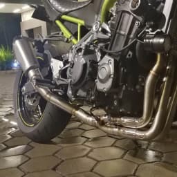 For Kawasaki Z900 SE E Until 2022 51mm Motorcycle Exhaust System Middle Connect Section Link Pipe Slip On Muffler DB Killer