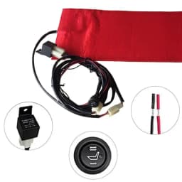 Universal Waterproof Motorcycle Heated Seat Kit Winter Warmer Heater Pad UTV Seat Heater Motorcycles Supplies