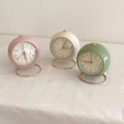 Retro Style Metal Alarm Clock Round Desktop Alarm Clock Bedside Alarm Clock Desktop Decoration WJ909