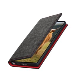 Case for Samsung Galaxy S23 Ultra Genuine Leather Wallet Case Kickstand Credit Card Holder Magnetic Closure Shockproof Case