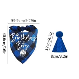 NEW Pet Birthday Party Hat Cats Dog Birthday Hat Dog Birthday Triangle Scarf Cat Accessories Party Wear Decoration Pet Product