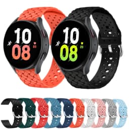 20mm Band for Samsung Galaxy Watch 5-pro-4-Classic/active 2 Sport Silicone Braided bracelet Huawei/Amazfit GTS-3-2-2e-mini strap
