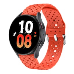 20mm Band for Samsung Galaxy Watch 5-pro-4-Classic/active 2 Sport Silicone Braided bracelet Huawei/Amazfit GTS-3-2-2e-mini strap