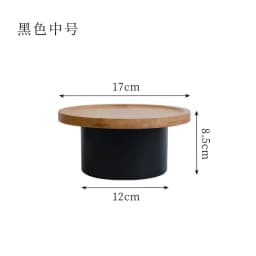 Plastic plate Round Tray Japanese tableware household dessert plate small round bowl creative stackable plate