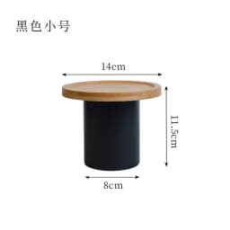 Plastic plate Round Tray Japanese tableware household dessert plate small round bowl creative stackable plate