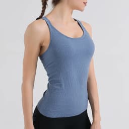 Yoga Vest Women Casual Dance Training Sports Underwear Bra With Chest Cushion Running Gym Corset Athletic Crop Top