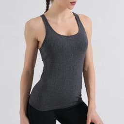 Yoga Vest Women Casual Dance Training Sports Underwear Bra With Chest Cushion Running Gym Corset Athletic Crop Top
