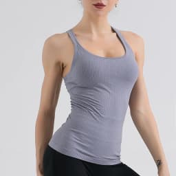 Yoga Vest Women Casual Dance Training Sports Underwear Bra With Chest Cushion Running Gym Corset Athletic Crop Top